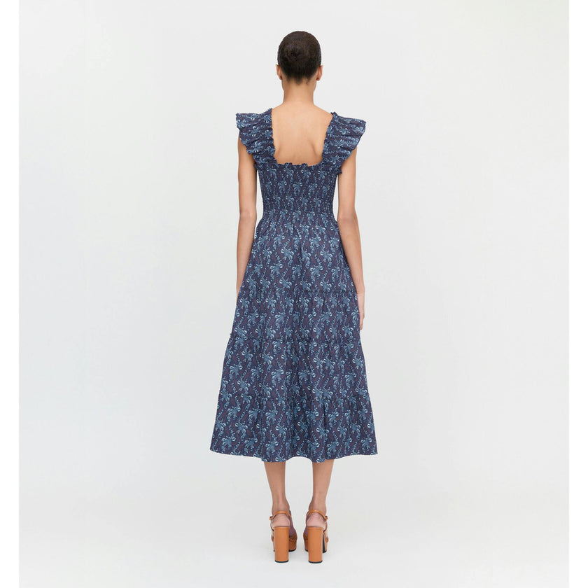 The Anita Nap Dress - Black Fil Coupé