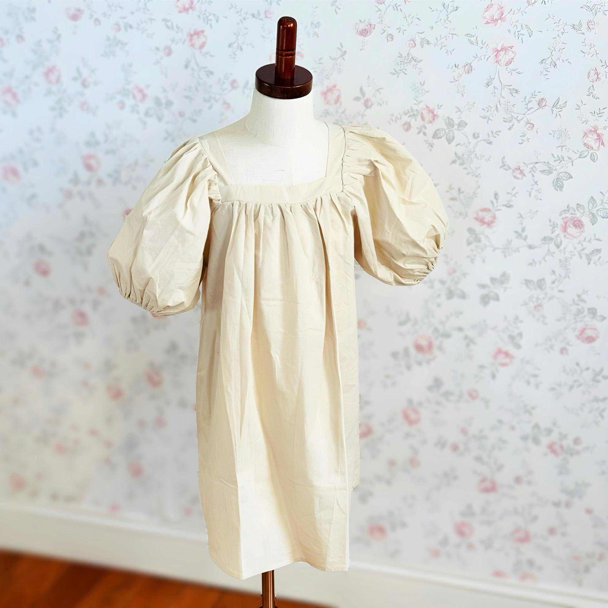 The Day Dress-Eggnog