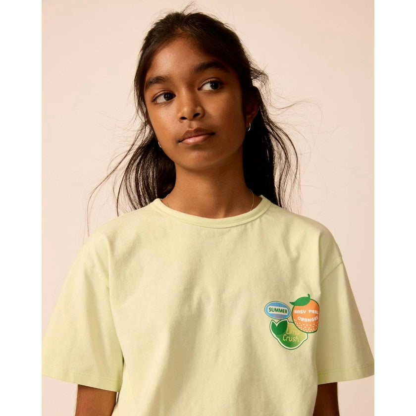 Organic Weekend Tee in Keylime