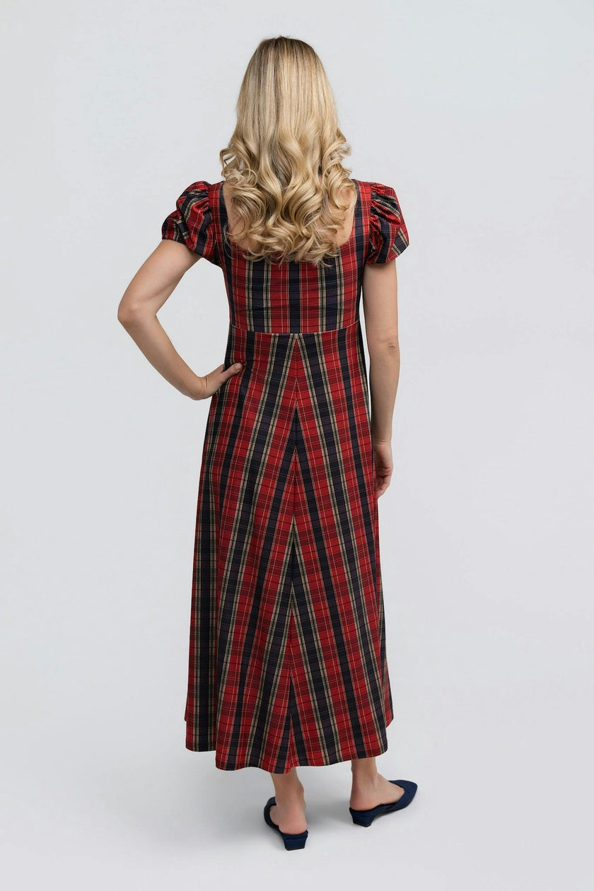 Rosalie Dress - Hearth Plaid