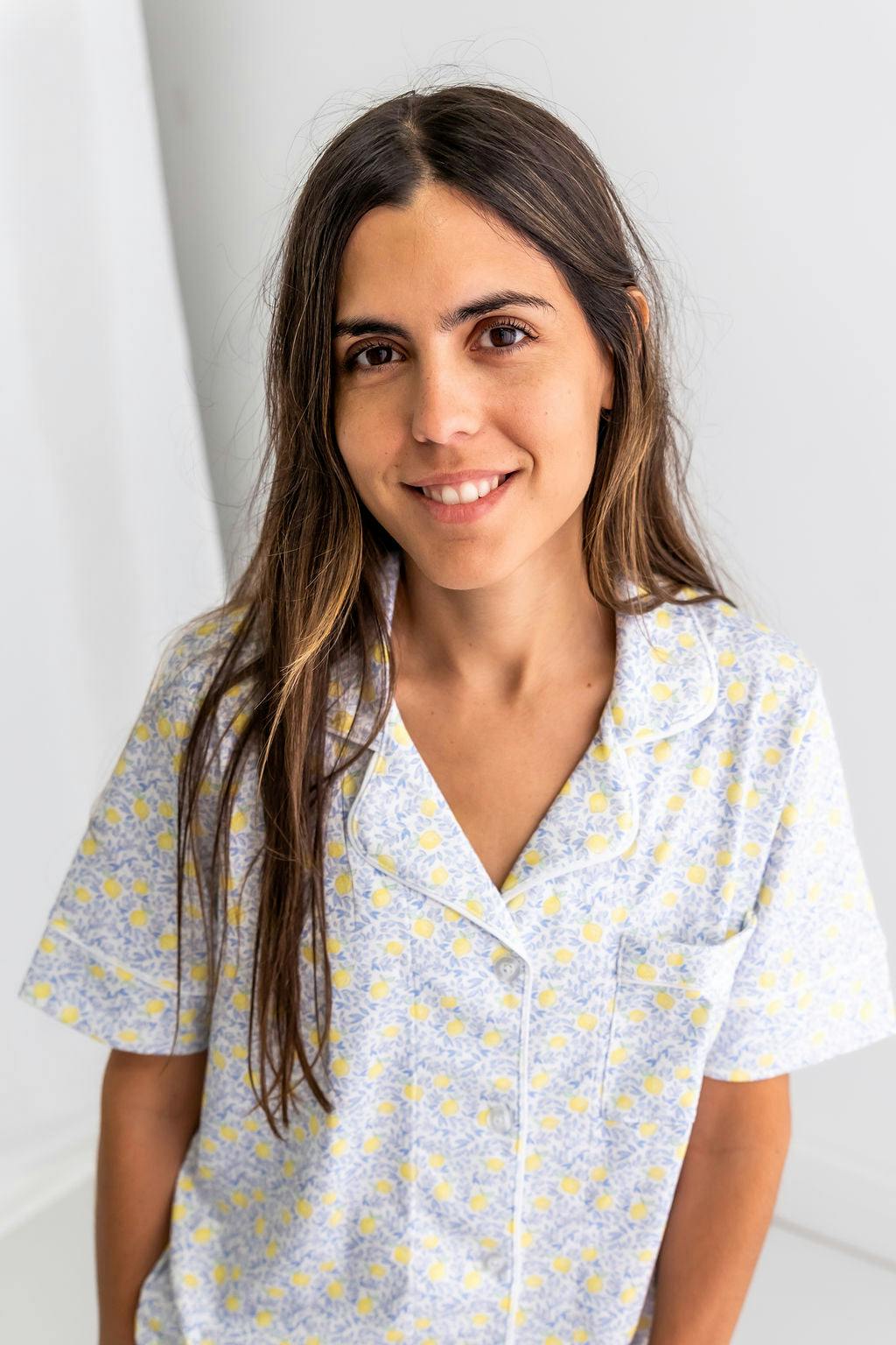 Lemons Woman's Pima Cotton Nightdress