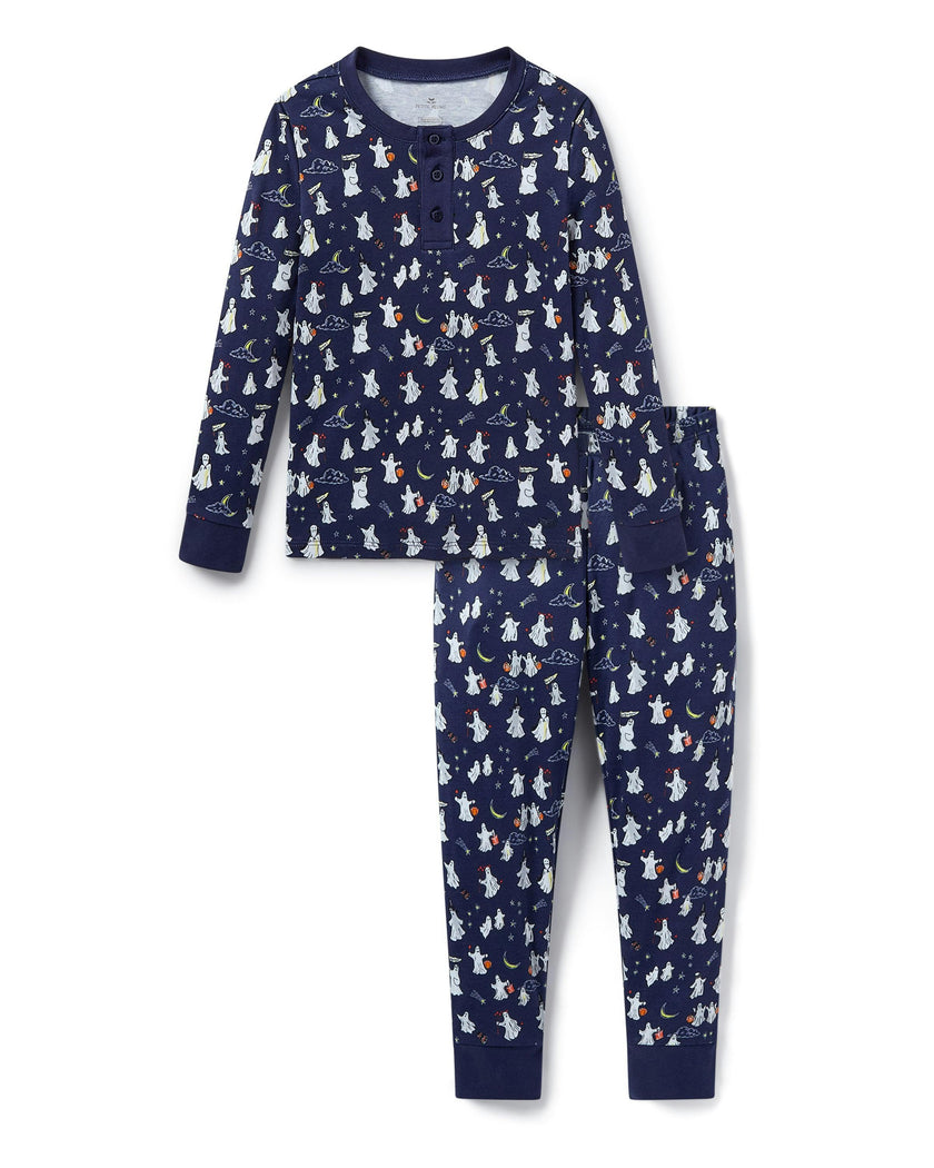 Kid's Pima Snug Fit Pajama Set in Spooky Slumber
