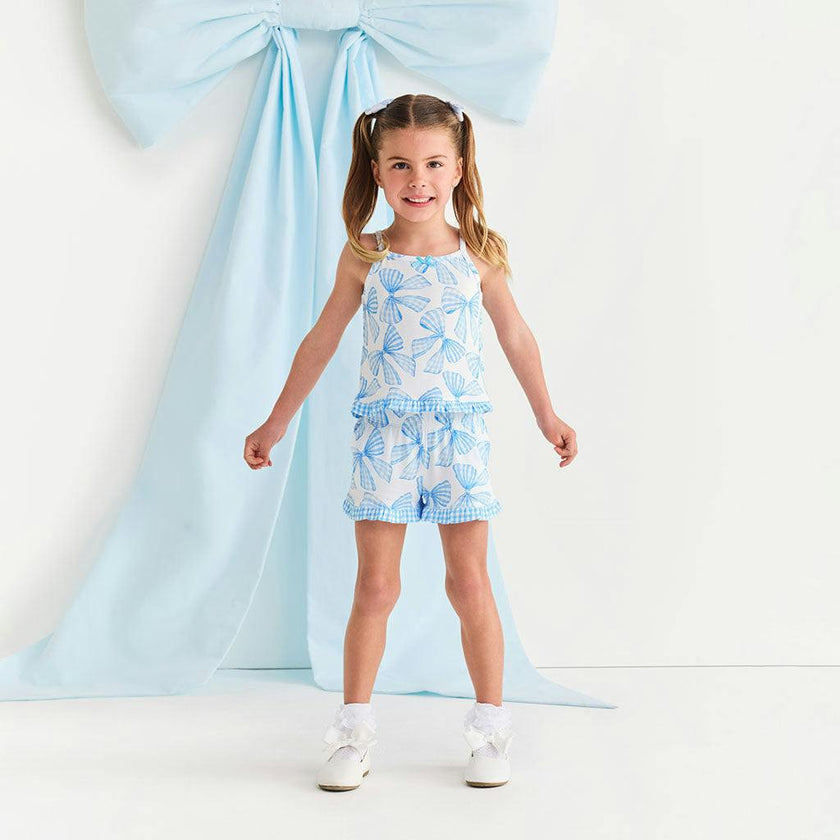 Edda Ruffled Hem Cami Short Set