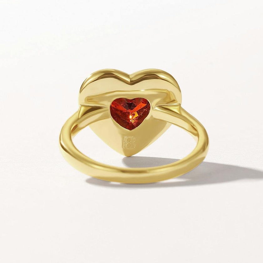 RETRO HEART RING