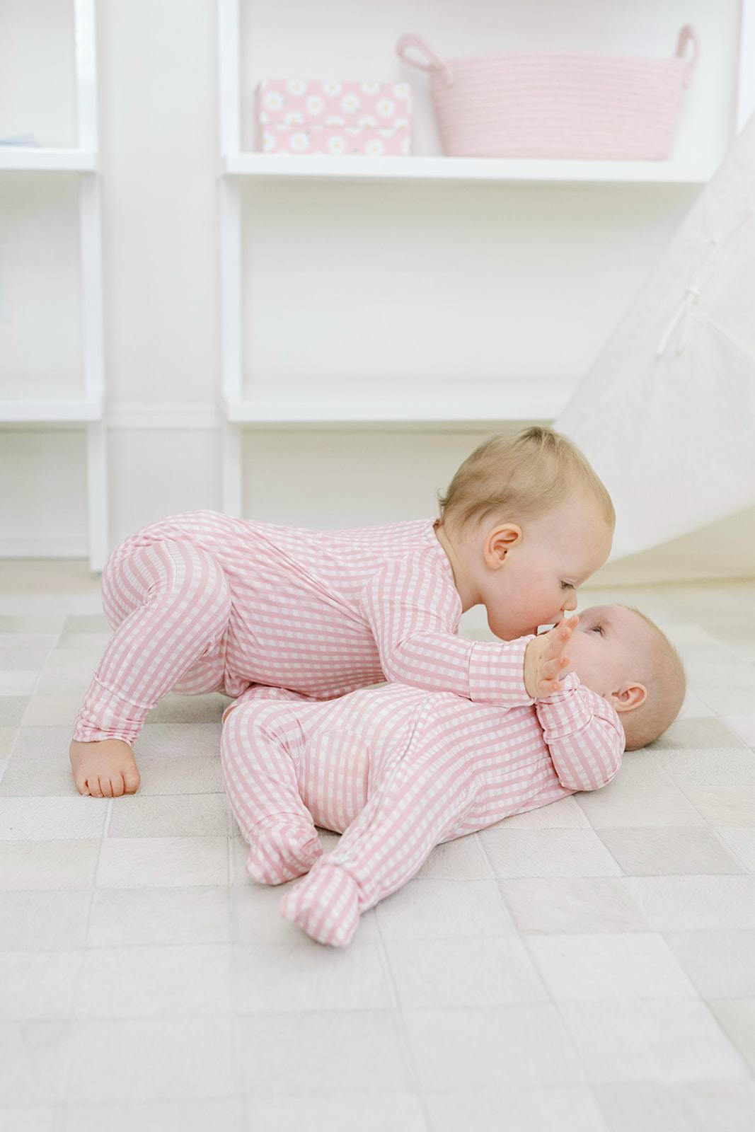 Sleep Romper - Gingham