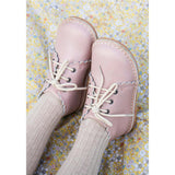 Georgie Scalloped Lace Up Boot