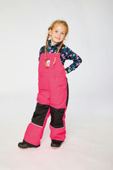 Play Overall Snow Bib Bright Pink