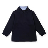 Spencer Quarter Zip Pullover Navy