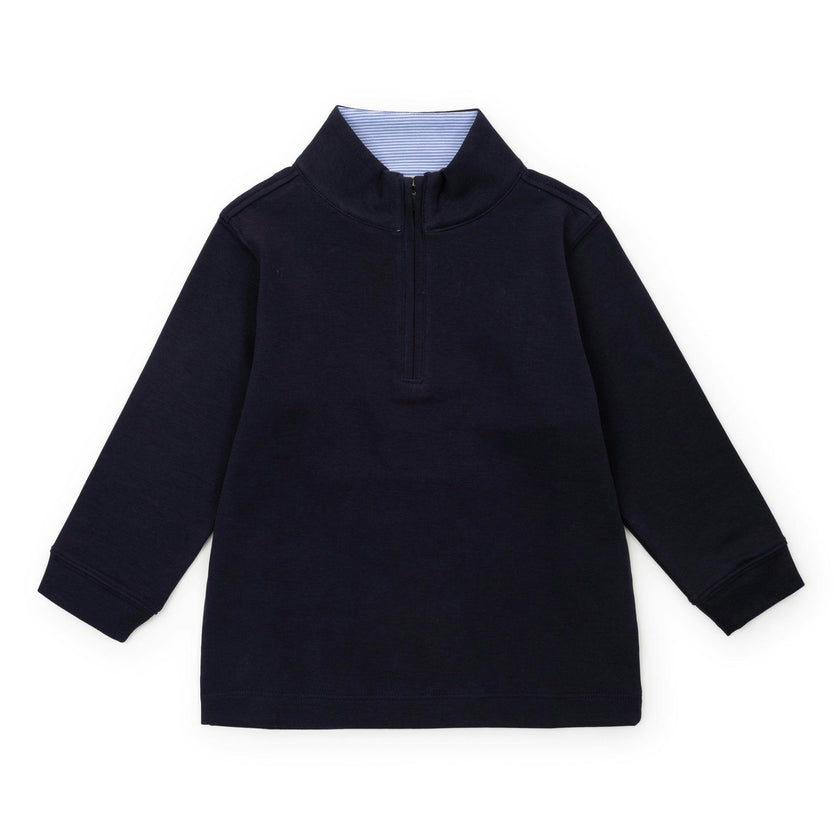 Spencer Quarter Zip Pullover Navy