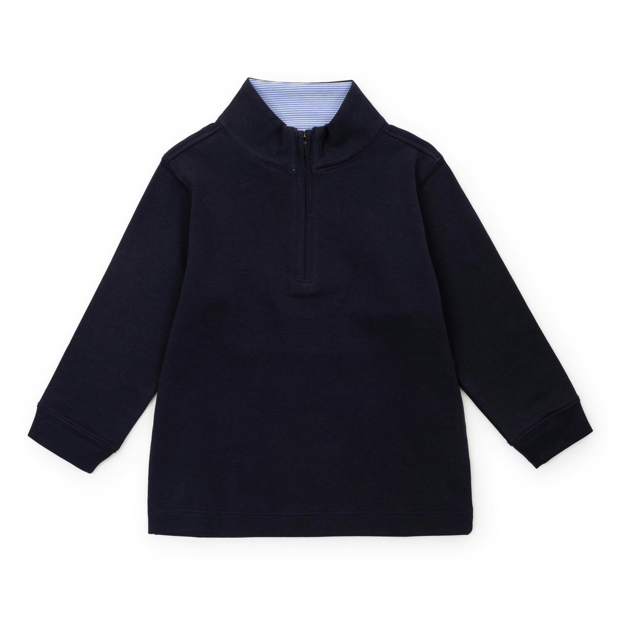 Spencer Quarter Zip Pullover Navy