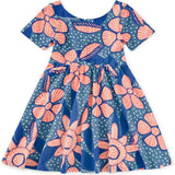 Twist Back Ballet Dress, Red