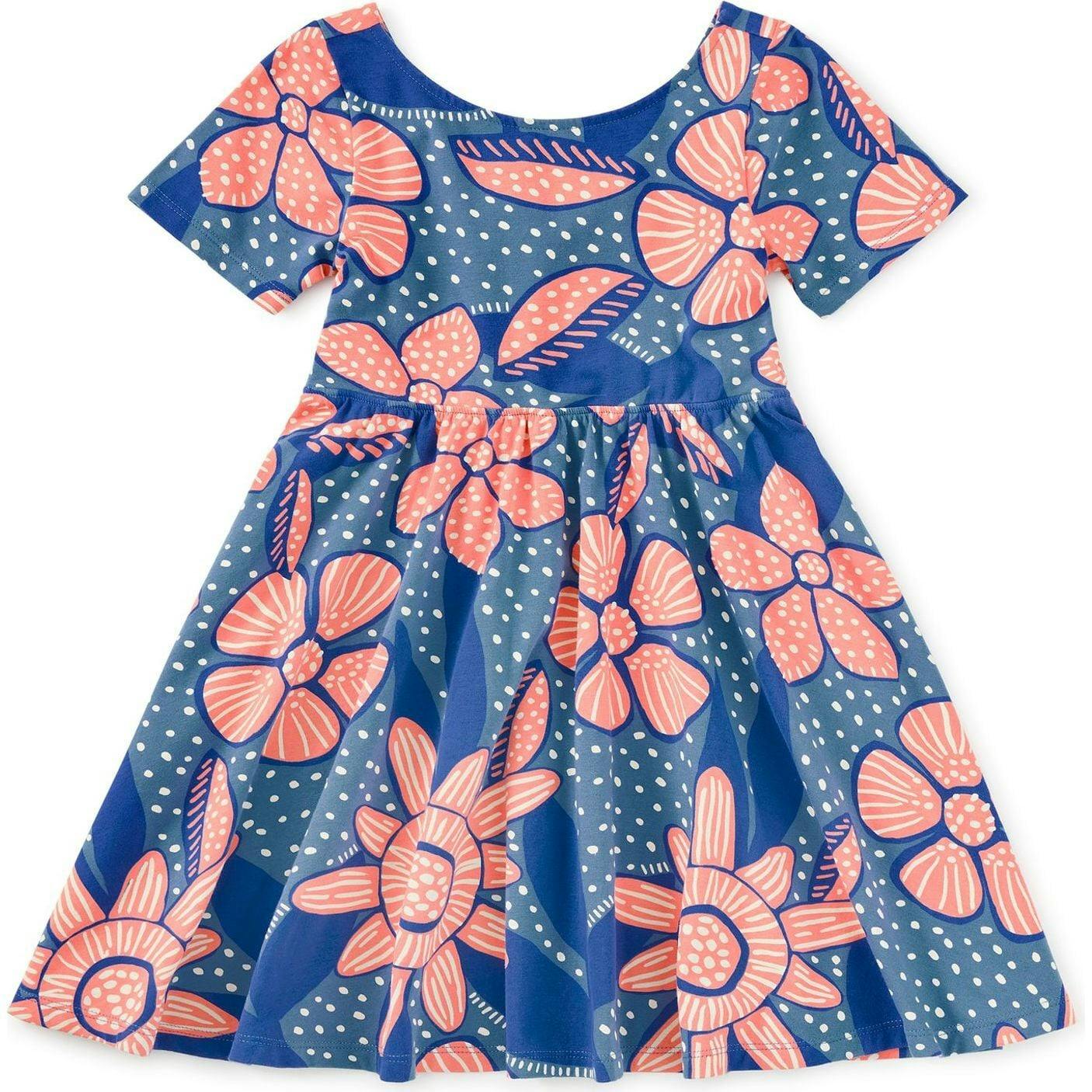 Twist Back Ballet Dress, Red