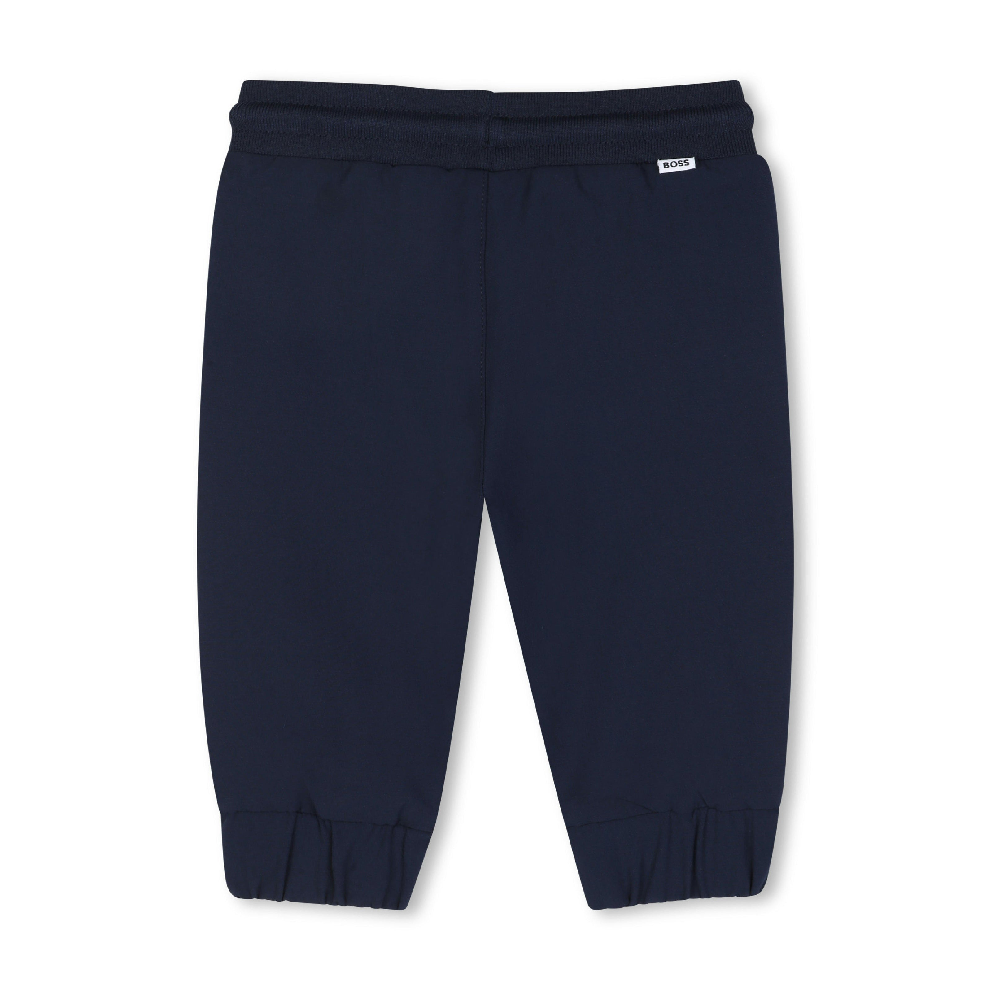 Navy Satin Jogging Pants