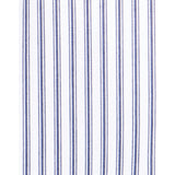 Women's Twill Pajama Set in Navy French Ticking