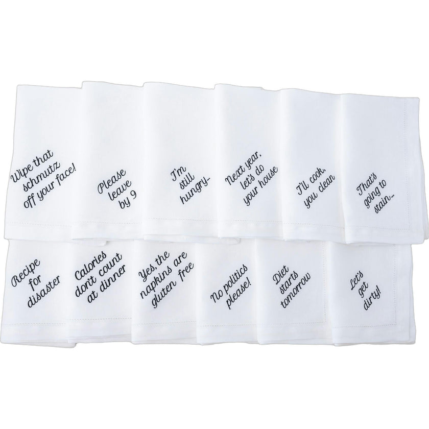 Mixed Messages Dinner Napkins