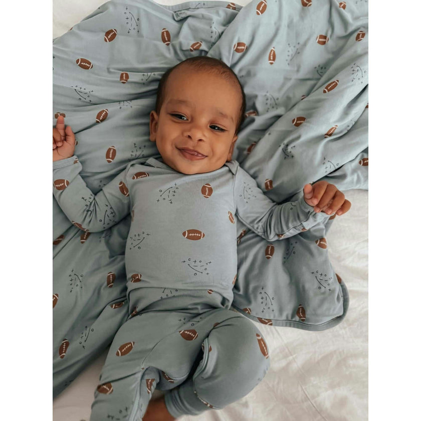 Ultra-Soft Convertible Pajama, Blue