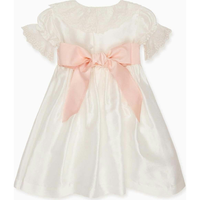Ivory Tabitha Silk Ceremony Girl Dress