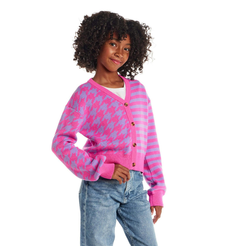 Big Kids Stripe Cardigan