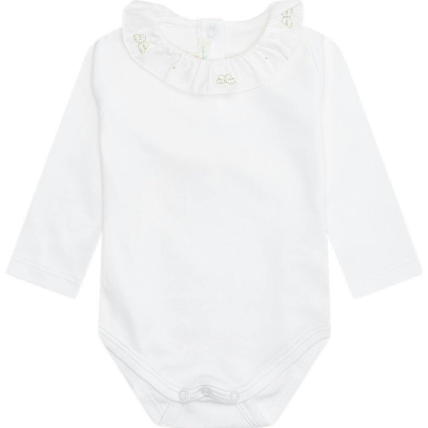Angel Wing™ Ruffle Collar Onesie