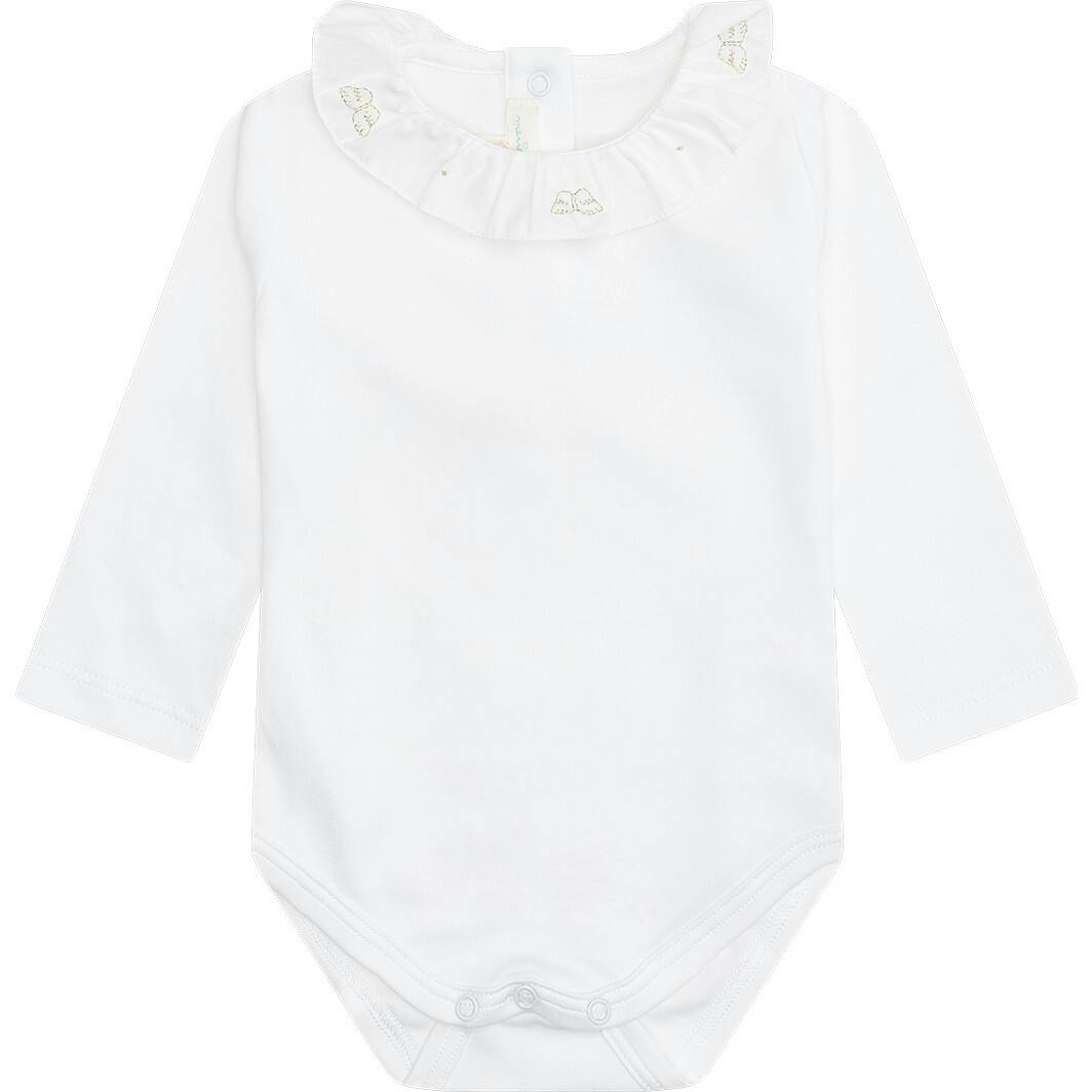 Angel Wing™ Ruffle Collar Onesie