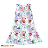 PAW Patrol: Comic Girl Pups Bamboo Girls' Sleeveless Dress