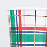 Plaid Cups