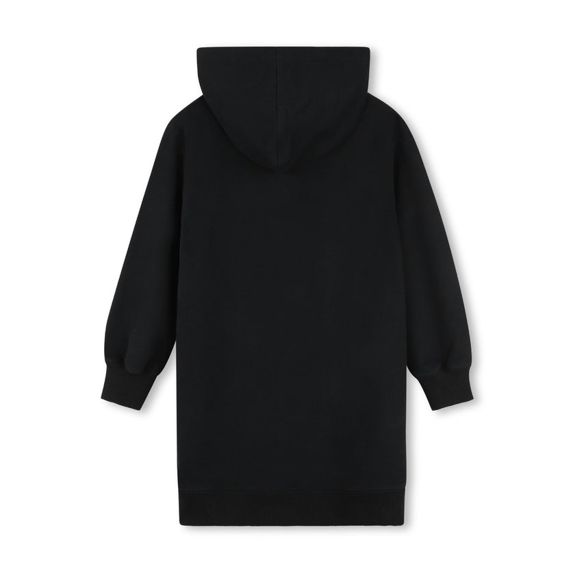 Black Flamingo Hoodie Dress