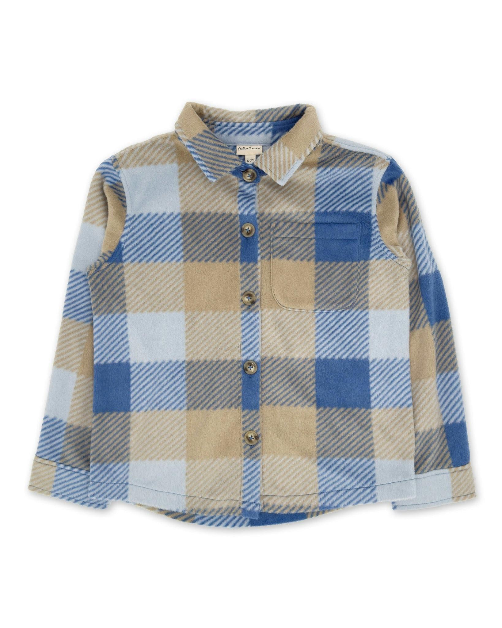 Alpine Cozy Shirt - Crown Blue Fleece