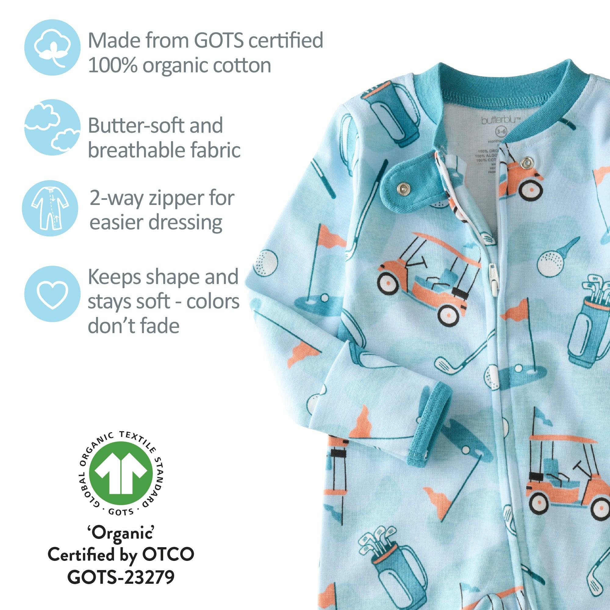 SHADOW Sleep & Play Baby Pajamas for Boys & Girls