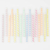 Pastel Patterned Candles