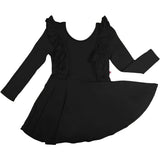 Long Sleeve Ruffle Twirl Dress