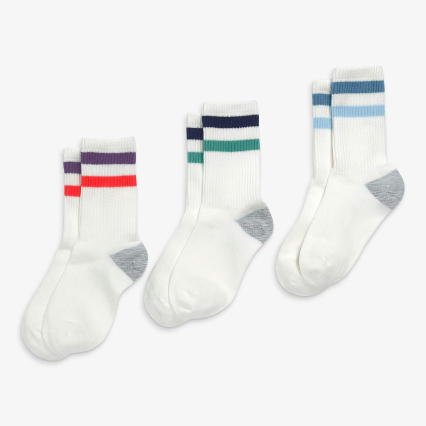 Kids athletic sock 3-pack