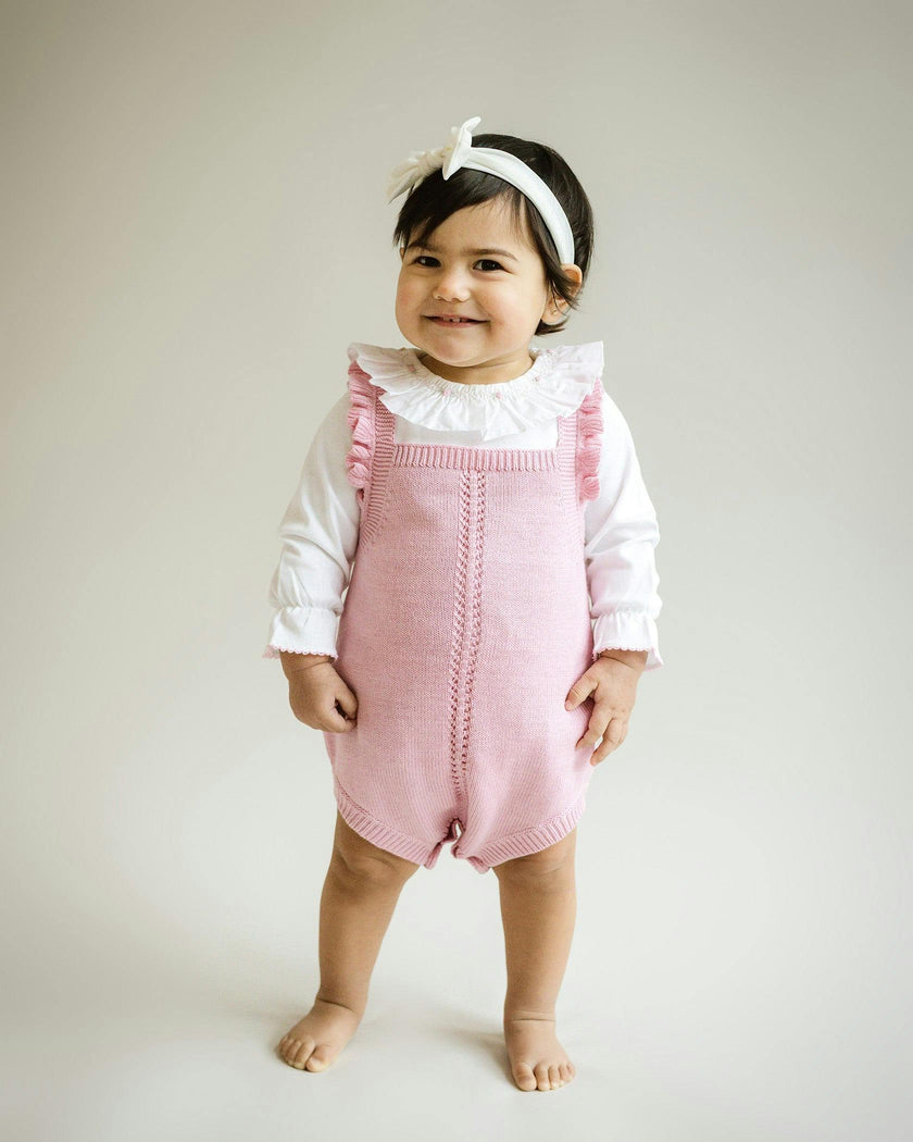 Smocked Collar Bubble Romper