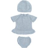 Knitted Doll Outfit 15 3/4'' – Dress & Hat
