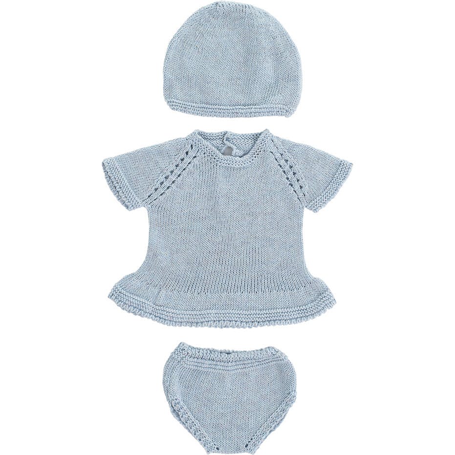 Knitted Doll Outfit 15 3/4'' – Dress & Hat
