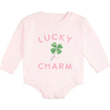 Lucky Charm St. Patrick's Day Long Sleeve Romper