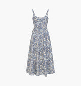 The Fiona Dress -  Chedworth Paisley Blue