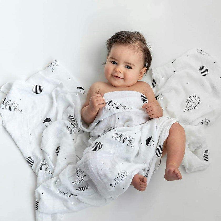Crib Sheet And Swaddle Bundle