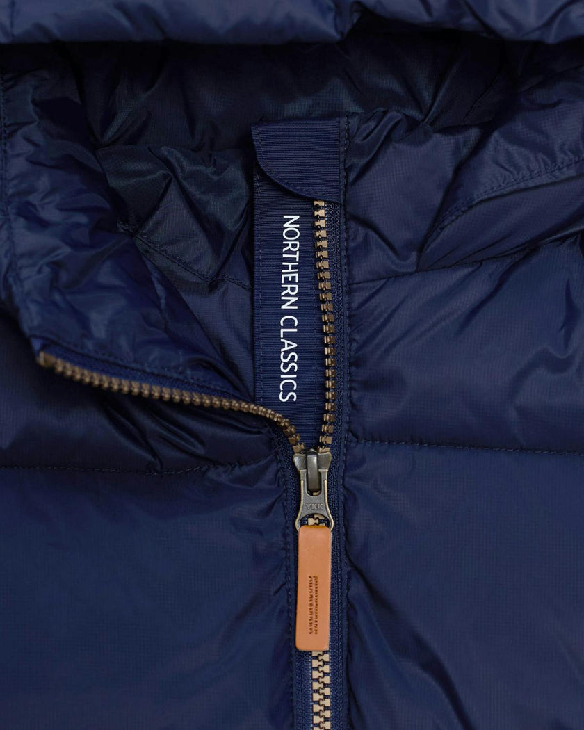 Kids Ultra Puff Coat in Navy Blue
