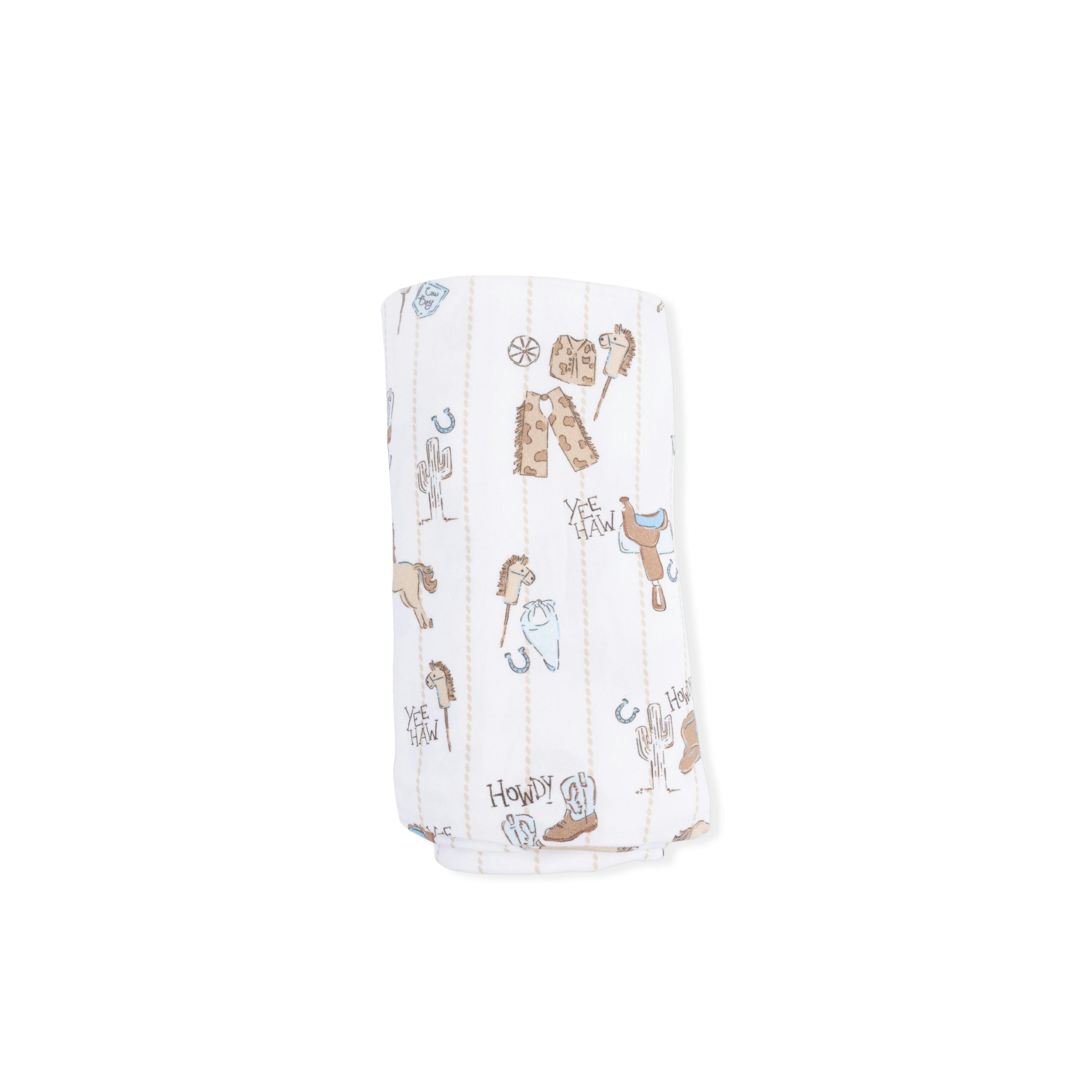 Cowboy Nursery - Swaddle Blanket