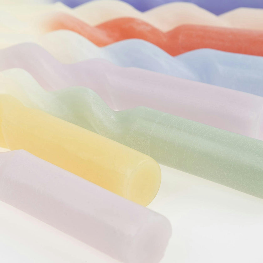 Rainbow Twisted Table Candles
