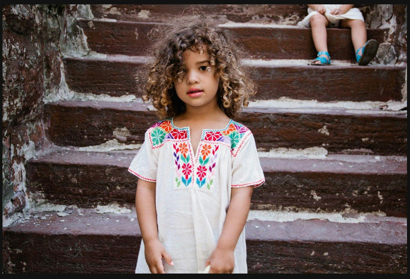 Hand Embroidered Scoop Blouse