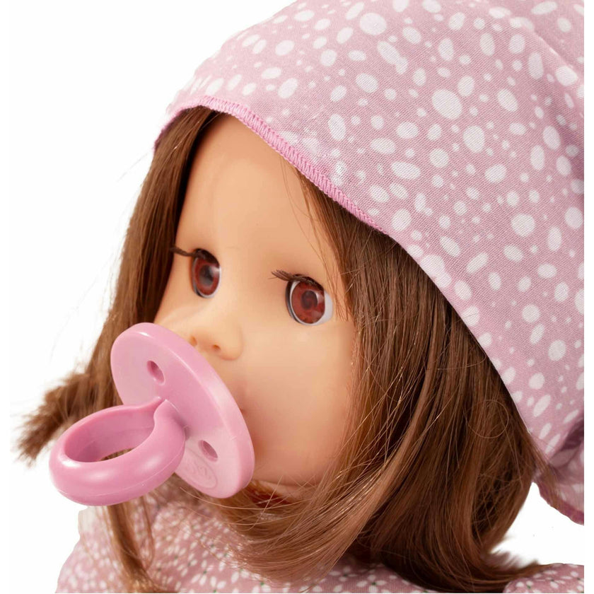 Muffin Soft Mood 13" Cuddly Baby Doll with Brown Hair to Wash and Style