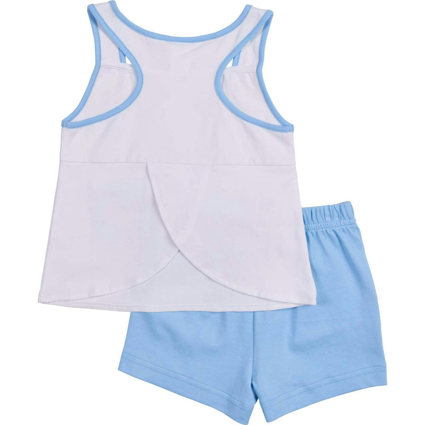 Knit Short Set With Tennis Rackets