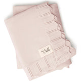 Knit Pointelle Blanket Primrose