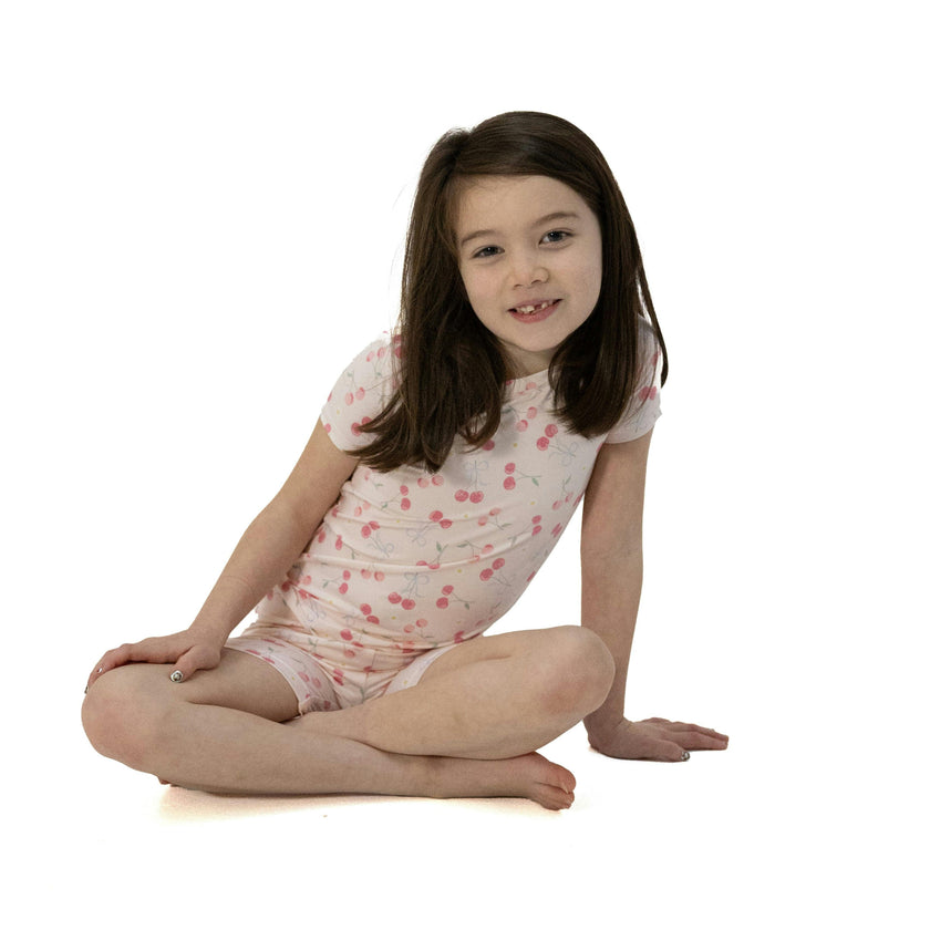 Sweet Bow Cherries - Loungewear Short Set