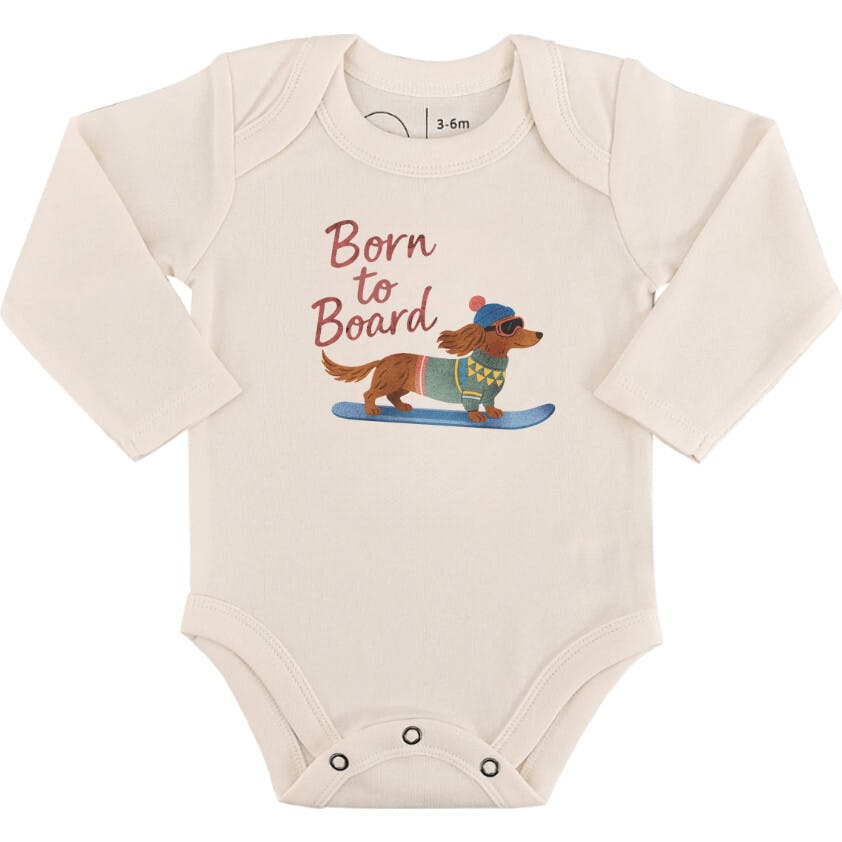 long sleeve graphic bodysuit | born to board