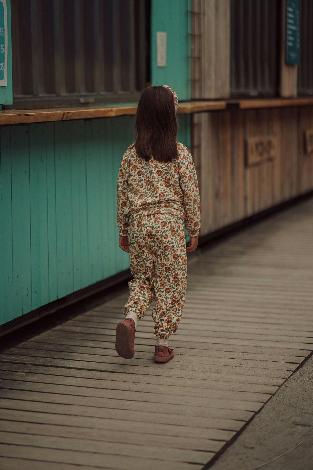 Tracksuit Pants | Organic Cotton Jersey - In Bloom