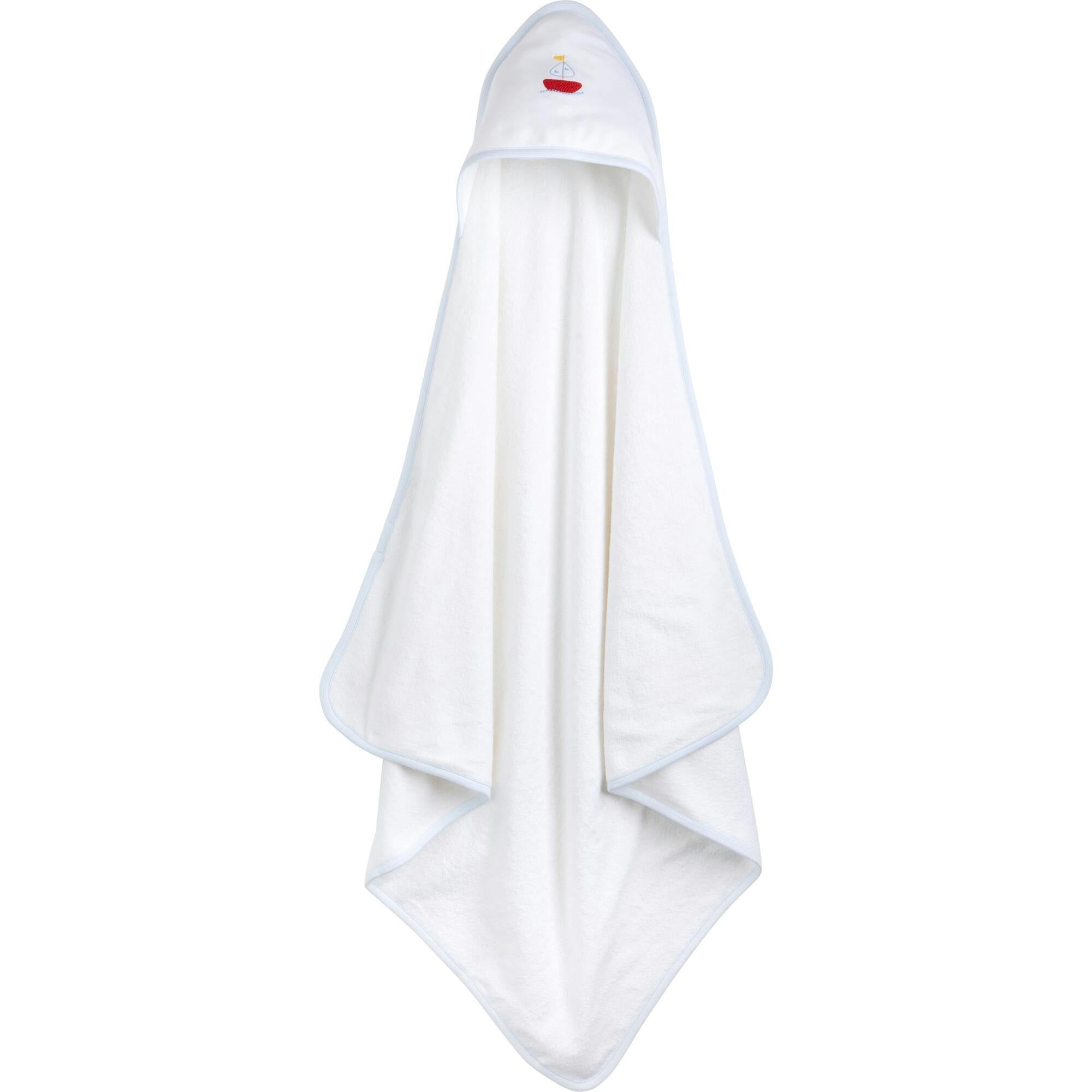 Hooded Towel - Sailboat