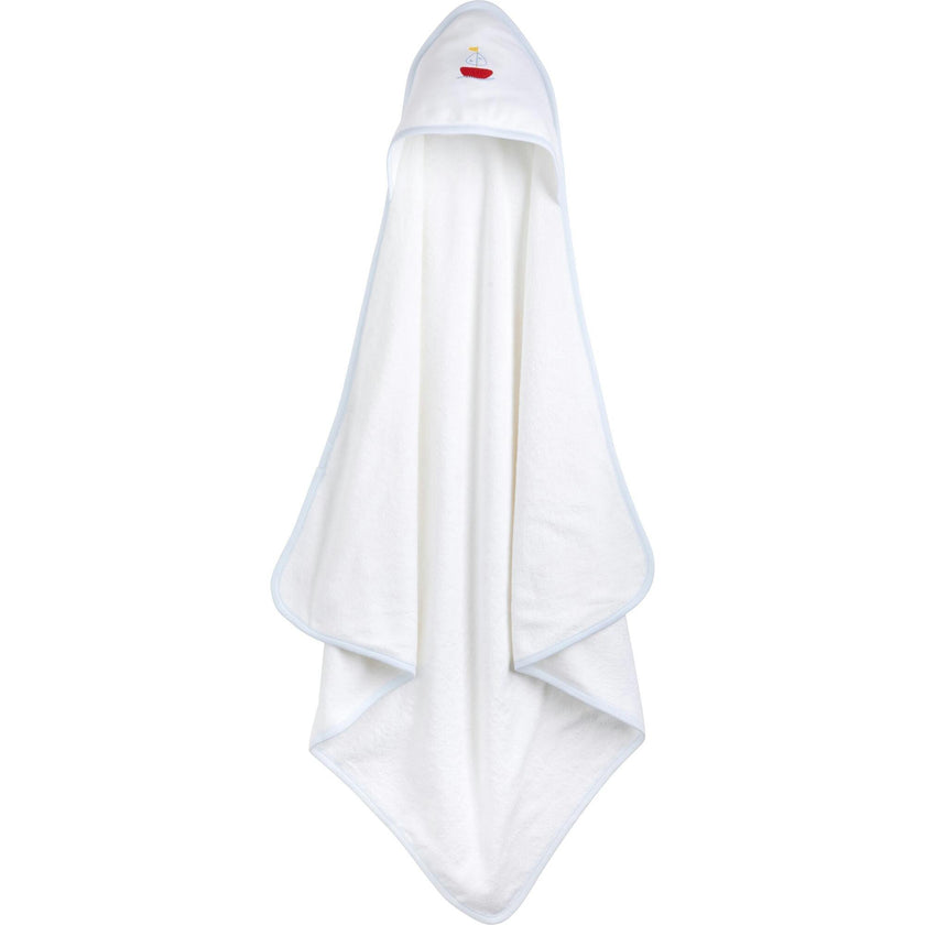 Hooded Towel - Sailboat